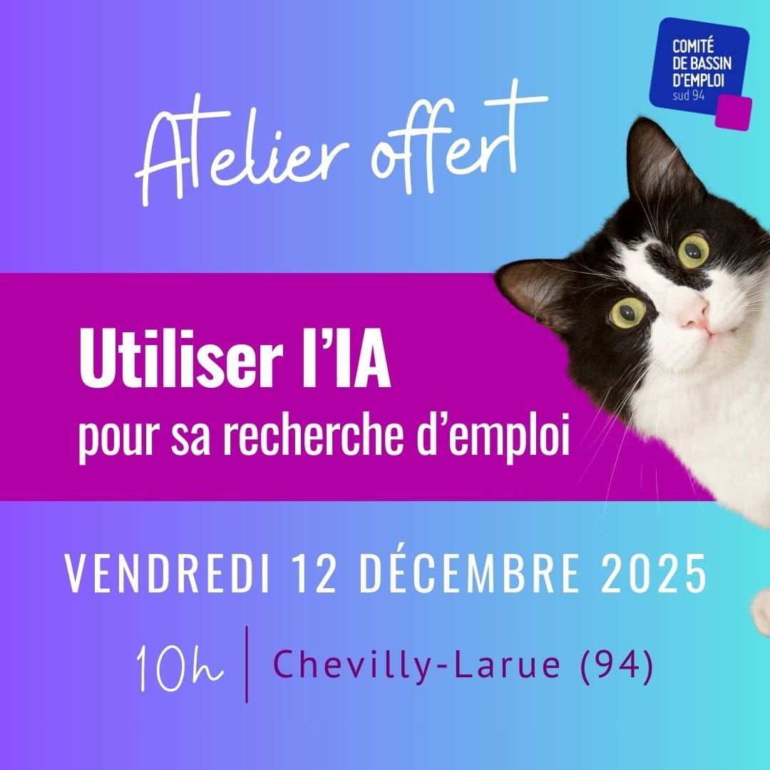 Atelier : l'Intelligence Artificielle pour votre recherche d'emploi